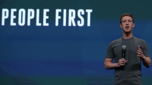 Le fondateur et PDG de Facebook, Mark Zuckerberg, lors de la conférence Facebook F8 le 30 avril à San Francisco, en Californie.