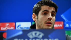 Morata en conférence de presse avant AS Rome-Chelsea