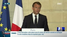 Nucléaire iranien: "J'invite tout le monde à stabiliser la situation" explique Macron face à Netanyahu