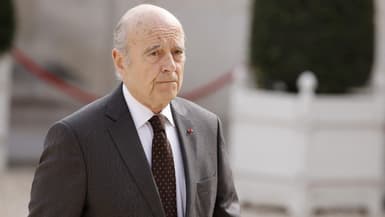L'ancien Premier ministre et membre du Conseil constitutionnel, Alain Juppé, le 7 mai 2022 à l'Élysée.