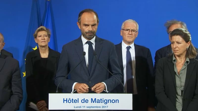 Edouard Philippe lundi après-midi à Matignon.