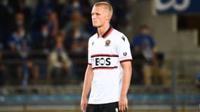 Le footballeur danois Kasper Dolberg, à Strasbourg le 29 août 2020