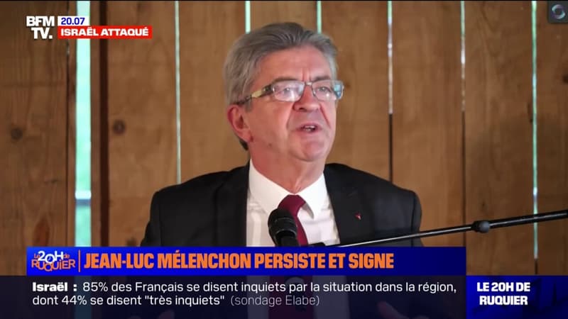 Jean-Luc Mélenchon (LFI) sur l'attaque du Hamas: 