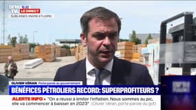 Carburants: Olivier Véran estime que la remise de 20 centimes de TotalEnergies est "plus efficace" qu'une taxe contre le groupe