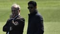Luis Campos et le président du PSG Nasser Al-Khelaïfi, le 19 mai 2023