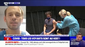 Dr Zieleskiewicz: "En région PACA, on a eu une baisse quasiment de moitié des patients Covid+ hospitalisés en réanimation"