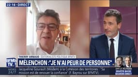 Perquisitions LFI: Thierry Arnaud, éditorialiste politique BFM TV, revient sur la réaction de Jean-Luc Mélenchon, pour lui "il est dans l'excès"