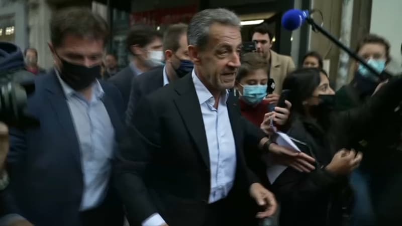 Nicolas Sarkozy se dit "rassuré" par l'accueil du public après la condamnation dont il a fait appel