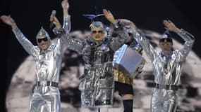 Verka Serduchka, candidate géorgienne de 2007, soupçonnée d'avoir intégré un message anti-russe dans ses paroles