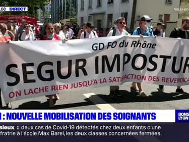 Lyon: nouvelle mobilisation des soignants à trois jours de la fin du Ségur