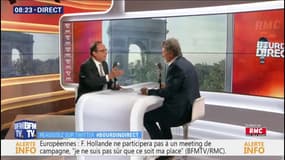 François Hollande: "Je soutiens la liste socialiste de Raphaël Glucksmann parce que je suis socialiste"