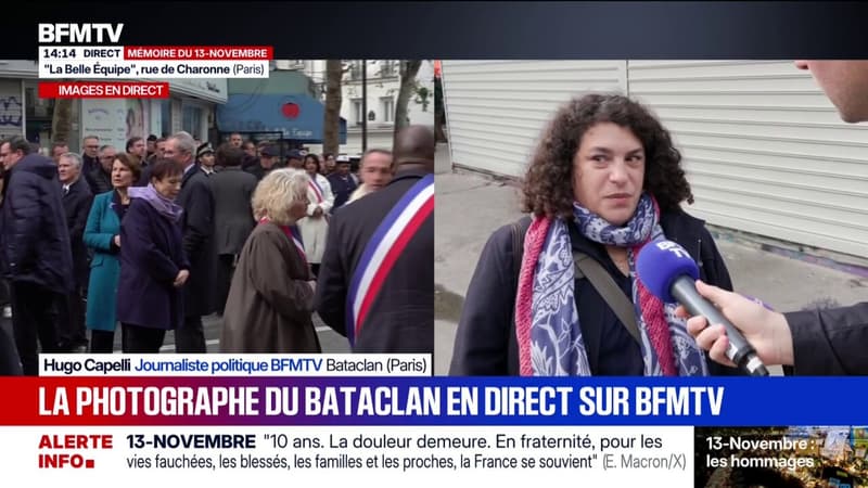 "Il fallait que je retourne faire des photos au Bataclan", raconte Marion Ruszniewski, photographe du Bataclan