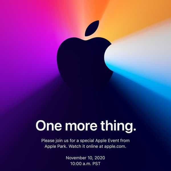 Annonce de la conférence d'Apple organisée le 10 novembre prochain