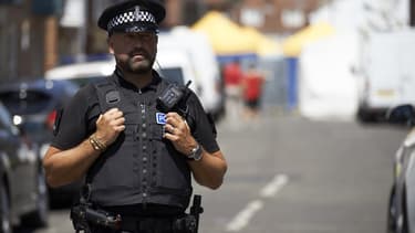 Un policier à Salisbury.