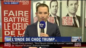 "La perpétuation du système nous conduira à la probabilité d'une victoire de Marine Le Pen comme Trump a gagné aux États-Unis", Benoît Hamon