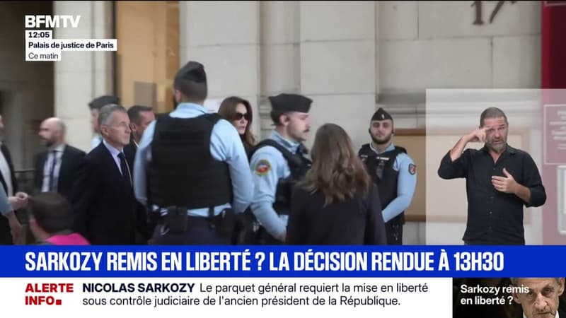 Demande de mise en liberté de Nicolas Sarkozy: la décision rendue ce lundi à 13h30