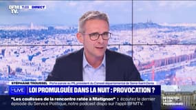 Stéphane Troussel, porte-parole PS: "Cette promulgation en pleine milieu de la nuit est un véritable hold-up démocratique