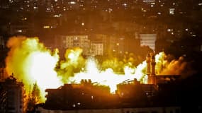 Une frappe israélienne à Beyrouth, au Liban, le 5 juin 2025.