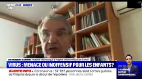 Selon une étude réalisée par le pédiatre Robert Cohen, "les enfants sont très peu porteurs du coronavirus"