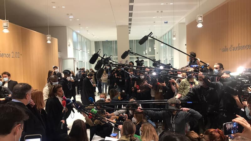 L'avocate Samia Maktouf, à l'issue du verdict du procès des attentats de janvier 2015.