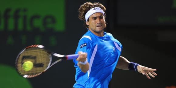 David Ferrer, en mars 2012