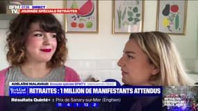 Colette, institutrice dans le Nord, manifeste pour la 6e fois contre la réforme des retraites