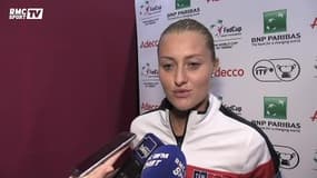 Fed Cup - Mladenovic « très satisfaite » d’offrir le premier point à la France