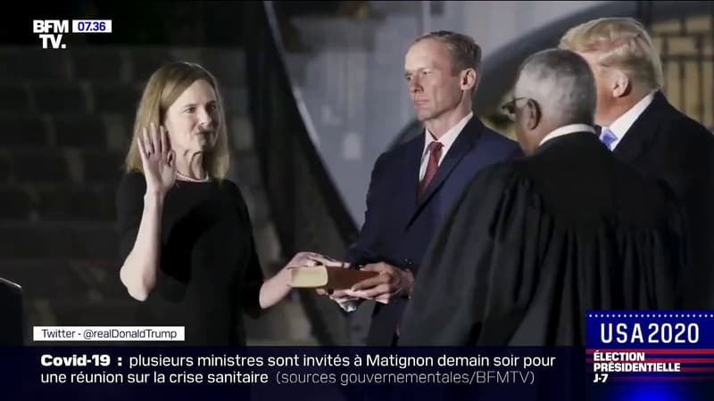 La juge Amy Coney Barrett a été confirmée à la Cour suprême aux États-Unis