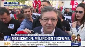 Mélenchon sur Macron: “C’est pas des manières de procéder. Un Président ne devrait pas parler comme ça.”