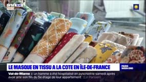 Les masques originaux en tissu ont la côte en Île-de-France