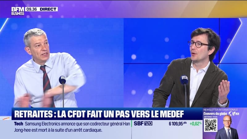 Les Experts : Retraites, la CFDT fait un pas vers le Medef - 25/03