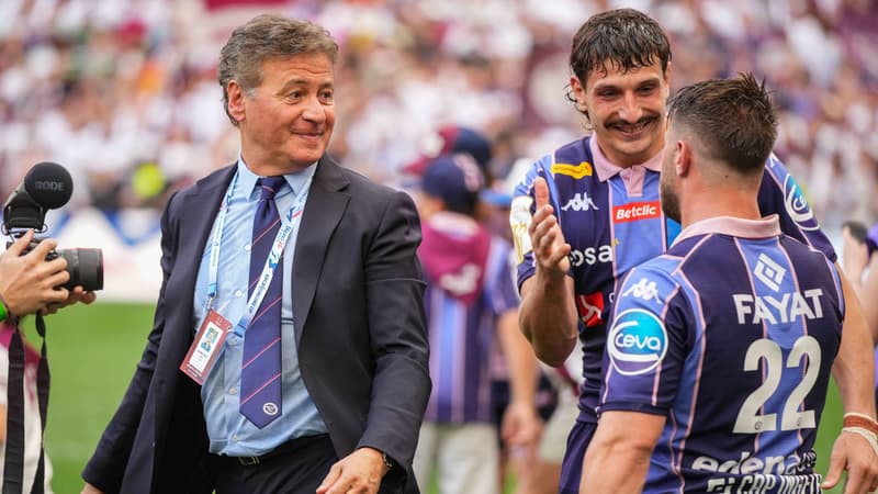 "Il faut au moins un Brennus au milieu": après la Champions Cup, Laurent Marti fixe un nouvelle objectif à l'UBB