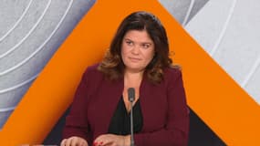 Raquel Garrido sur le plateau de BFMTV le jeudi 2 novembre 2023.