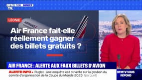 Air France fait-elle réellement gagner des billets gratuits ? BFMTV répond à vos questions