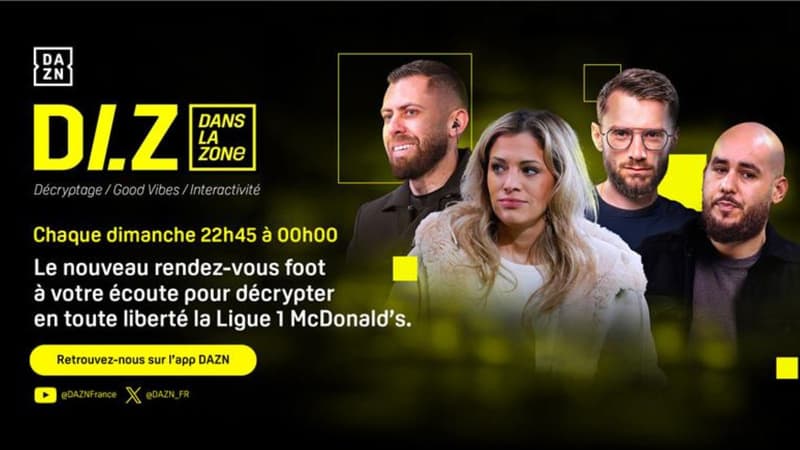 Dans la Zone : le nouveau talk-show à voir gratuitement sur DAZN avec ce lien