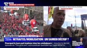 "On continuera jusqu'au retrait" de la réforme des retraites: à Marseille, ce conseiller Pôle emploi a participé à toutes les manifestations