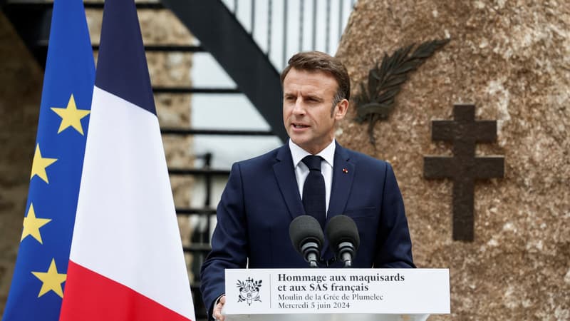 Commémorations du D-Day: Macron loue 