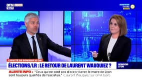 Laurent Wauquiez, président de la région AURA, était l'invité de Bonsoir Lyon du 19/05/22