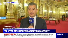 Gérald Darmanin: "On a besoin d'étrangers pour travailler et répondre à la demande de main d'œuvre"