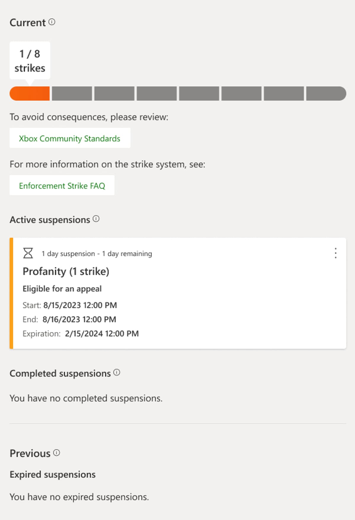 Enforcement Xbox Com Suspension How Long - sgiksuk