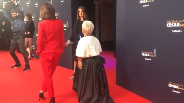 Camille Cottin et Mimie Mathy sur le tapis rouge des César