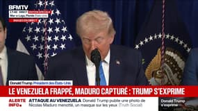 Capture de Nicolas Maduro: Donald Trump parle d'un "acte historique