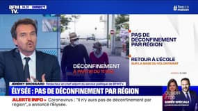 "Il n'y aura pas de déconfinement par région" annonce l'Elysée 