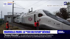 Marseille-Paris: le "TGV du futur" a été dévoilé