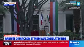 Marseille: Macron et Modi vont inaugurer le consulat indien