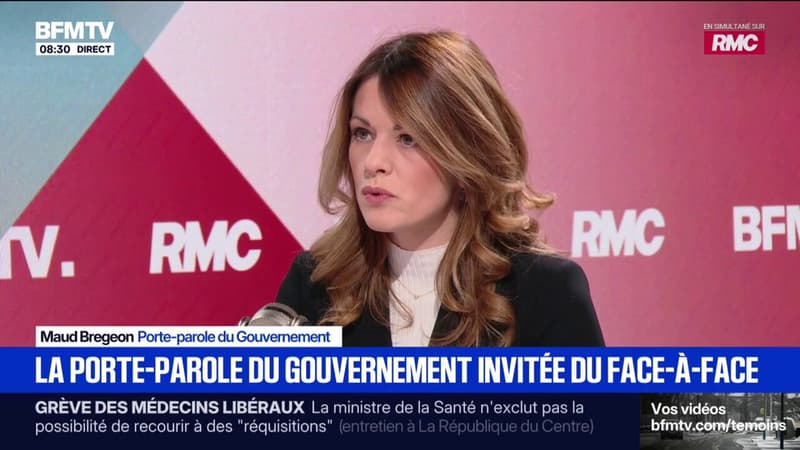 Incendie à Crans-Montana: "Le gouvernement sera représenté" lors de l'hommage en Suisse, indique la porte-parole du gouvernement Maud Bregeon