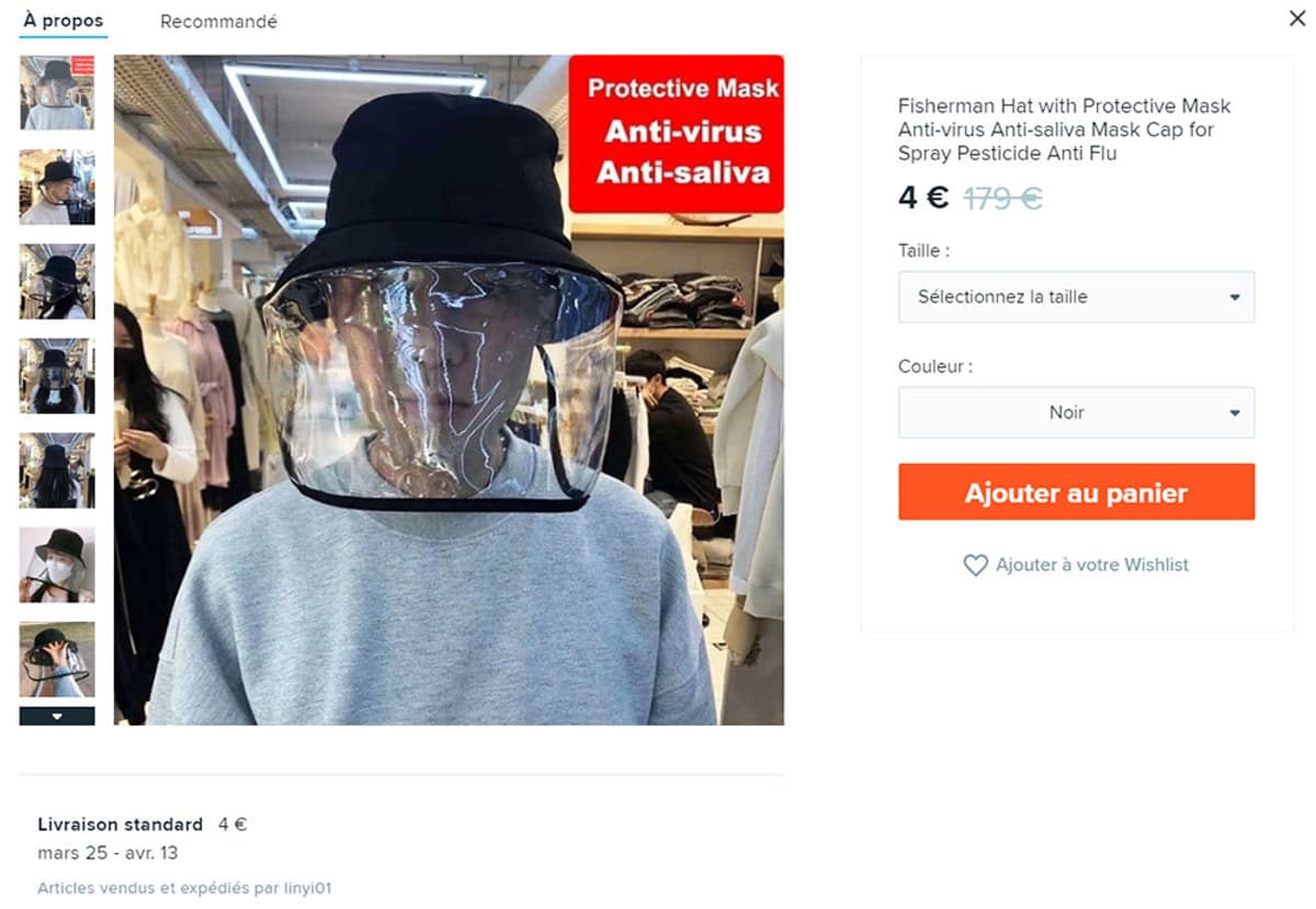 Les Images Ne S'affichent Pas Sur Certains Sites Masques, gels hydroalcooliques: sur le Web, il vaut mieux éviter