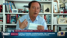 Le patron des magasins Leclerc, Michel-Édouard Leclerc, a réagi à la polémique des masques