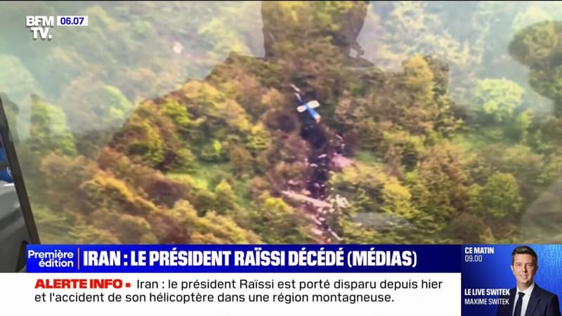 Des médias iraniens annoncent la mort du président Raïssi dans le crash de son hélicoptère