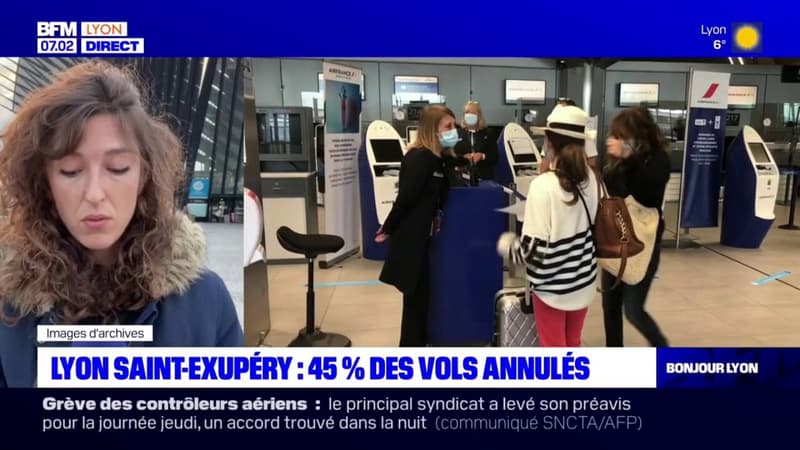 Lyon Saint-Exupéry: jeudi au ralenti en vue, 45% des vols annulés (1/1)